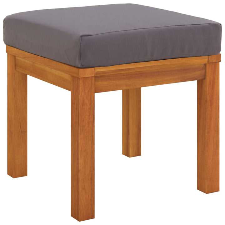 Set Sufragerie De Grădină, 3 Piese, Cu Perne, Lemn Masiv Acacia