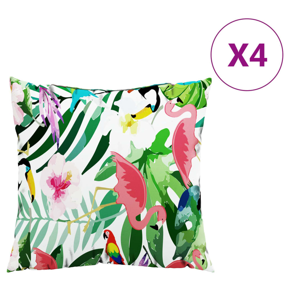 Perne Decorative, 4 Buc., Multicolor, , Textil