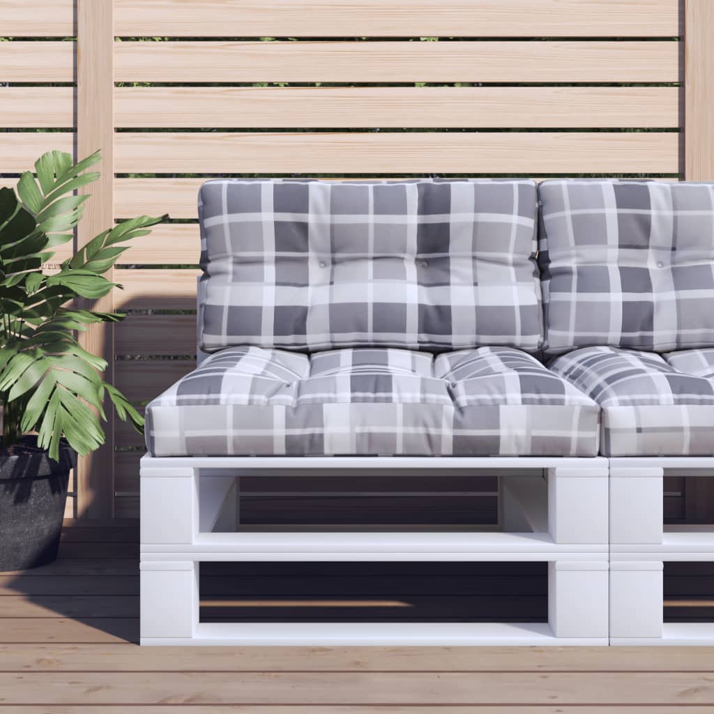 Perne De Paleți, 2 Buc., Model Cu Frunze, Textil
