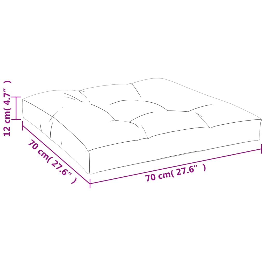 Perne De Paleți, 2 Buc., Model Cu Frunze, Textil