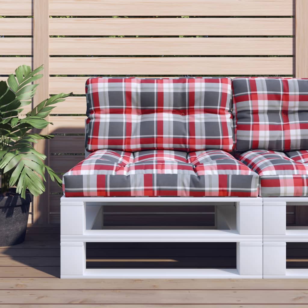 Perne De Paleți, 2 Buc., Model Cu Frunze, Textil