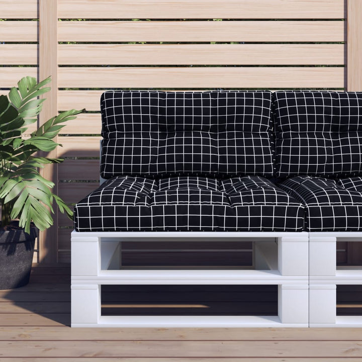 Perne De Paleți, 2 Buc., Model Cu Frunze, Textil