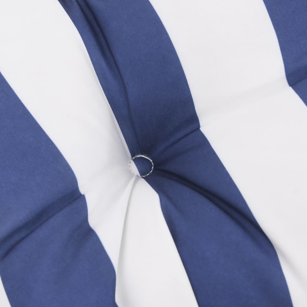 Pernă De Bancă Dungi Albastre Și Albe Textil Oxford