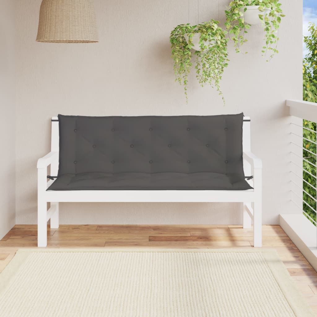 Perne Bancă De Grădină 2Buc. 150X50X7Cm Textil Oxford