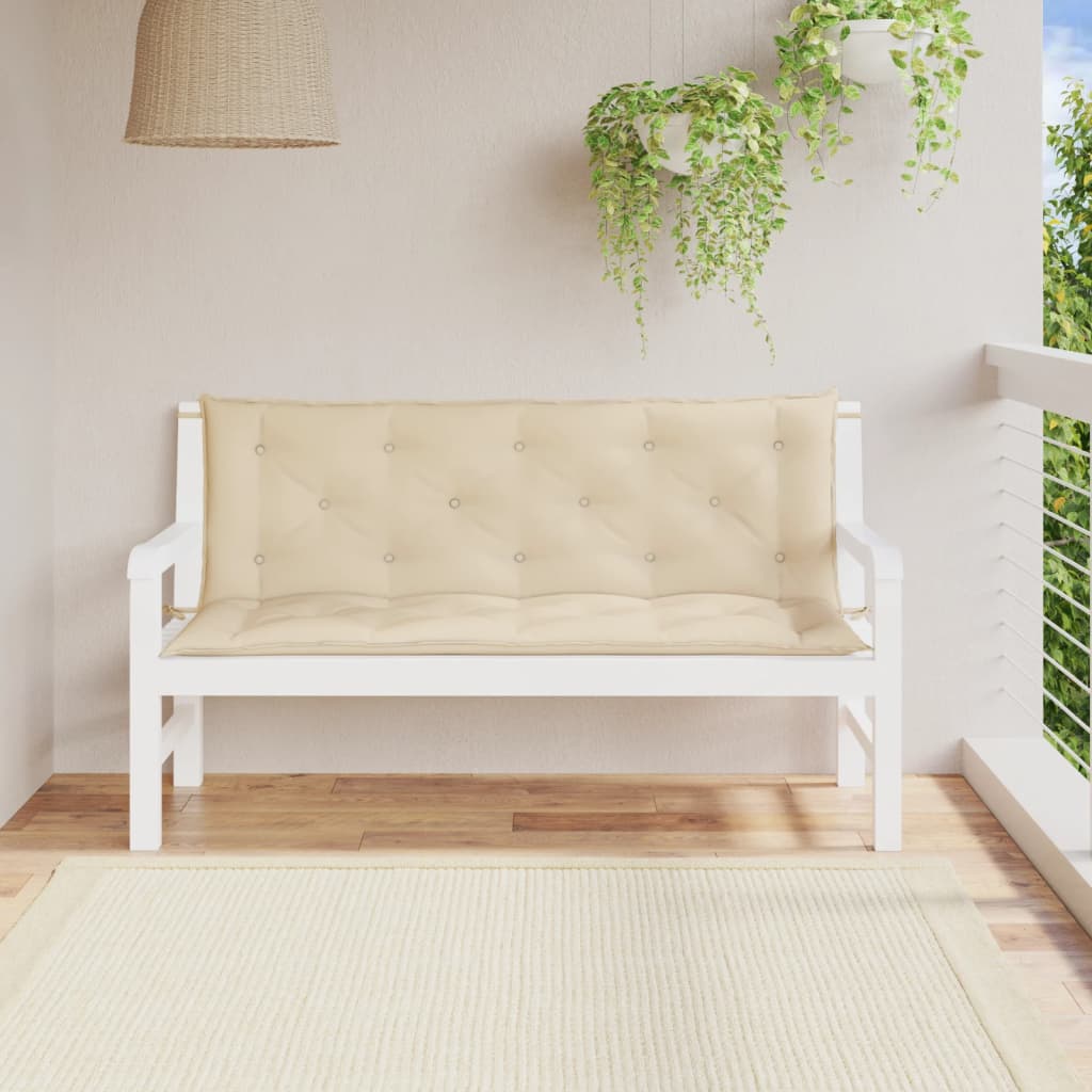 Perne Bancă De Grădină 2Buc. 150X50X7Cm Textil Oxford