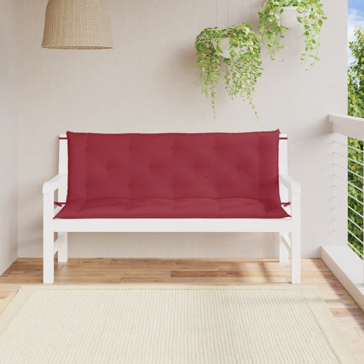 Perne Bancă De Grădină 2Buc. 150X50X7Cm Textil Oxford