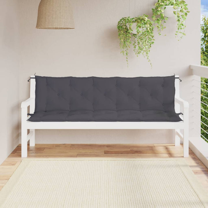 Perne Bancă De Grădină 2Buc. 150X50X7Cm Textil Oxford