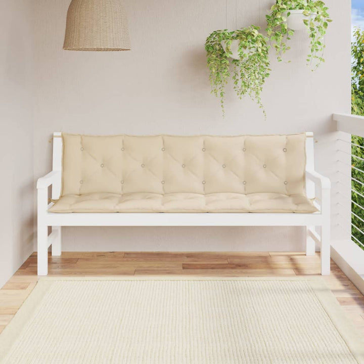 Perne Bancă De Grădină 2Buc. 150X50X7Cm Textil Oxford
