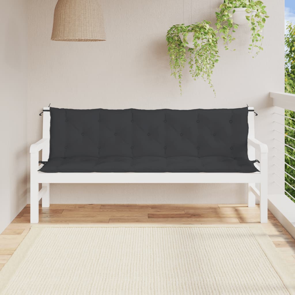 Perne Bancă De Grădină 2Buc. 150X50X7Cm Textil Oxford