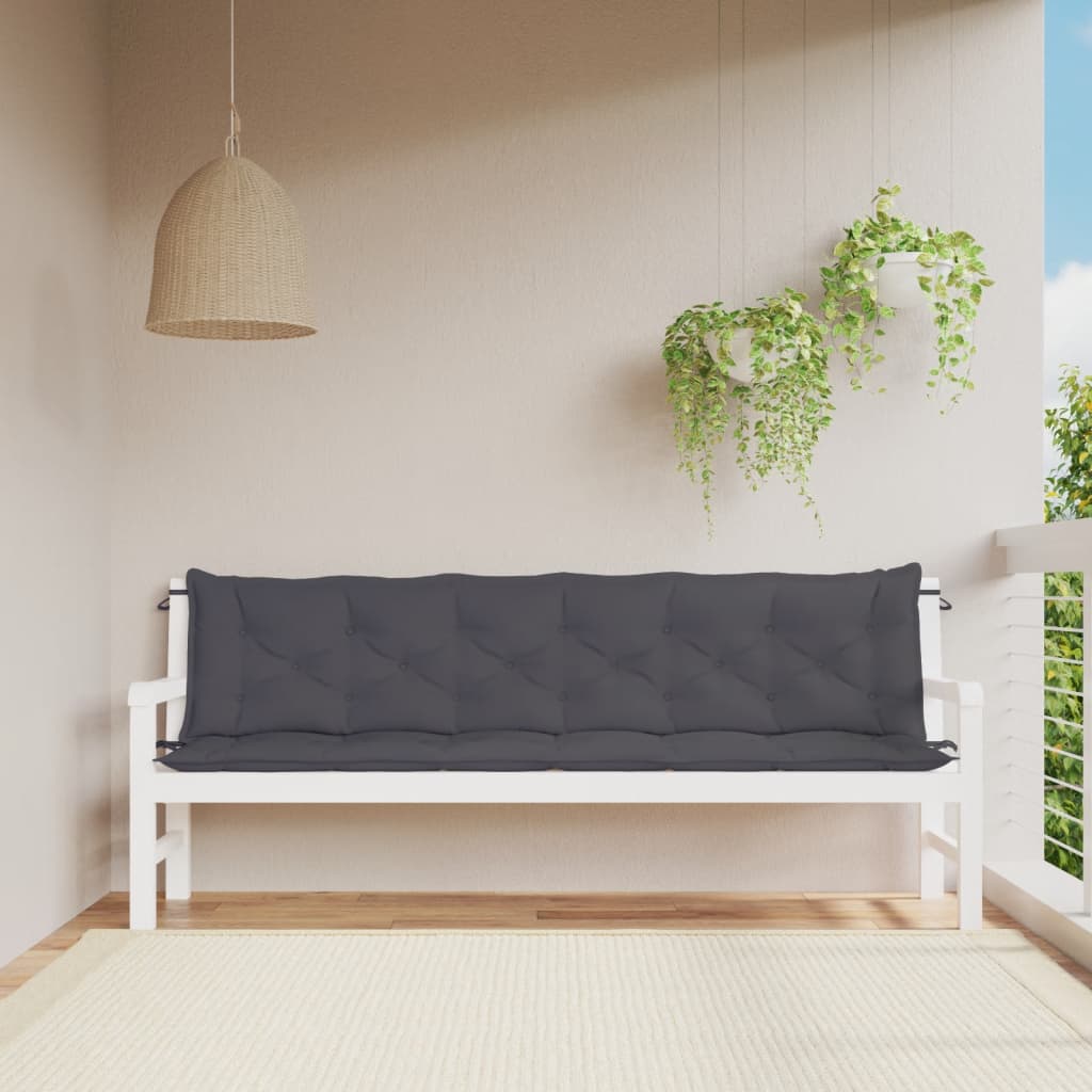 Perne Bancă De Grădină 2Buc. 150X50X7Cm Textil Oxford