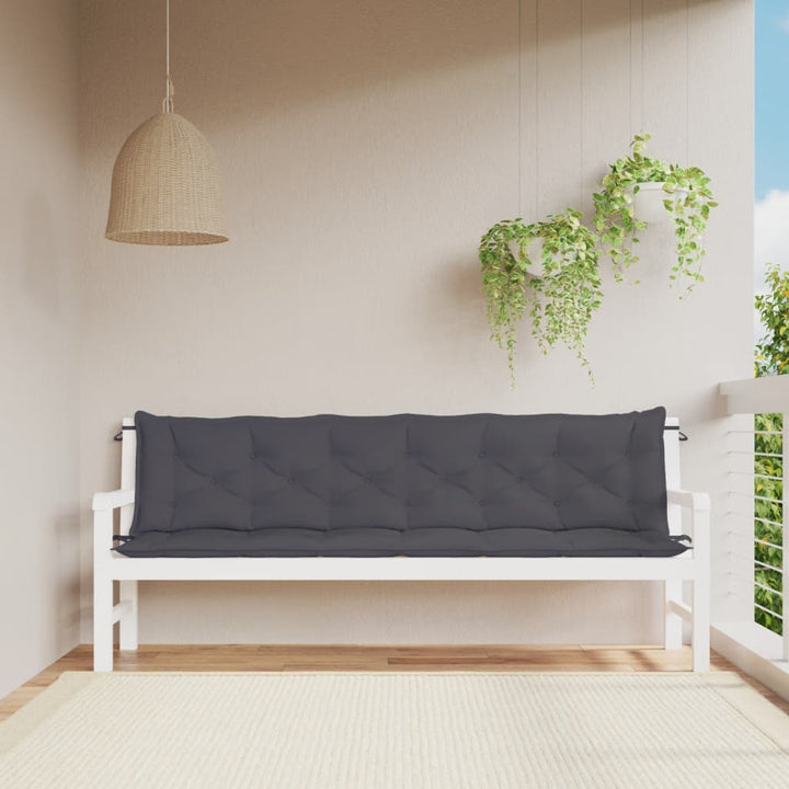 Perne Bancă De Grădină 2Buc. 150X50X7Cm Textil Oxford