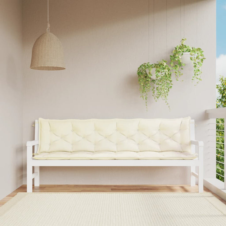 Perne Bancă De Grădină 2Buc. 150X50X7Cm Textil Oxford