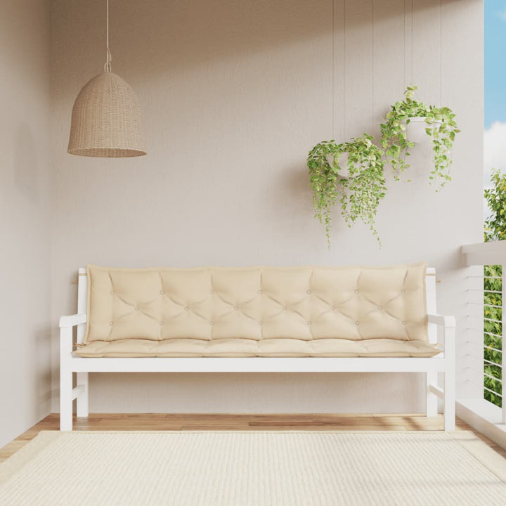 Perne Bancă De Grădină 2Buc. 150X50X7Cm Textil Oxford