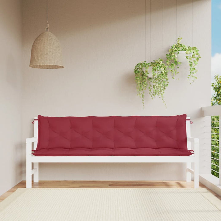 Perne Bancă De Grădină 2Buc. 150X50X7Cm Textil Oxford