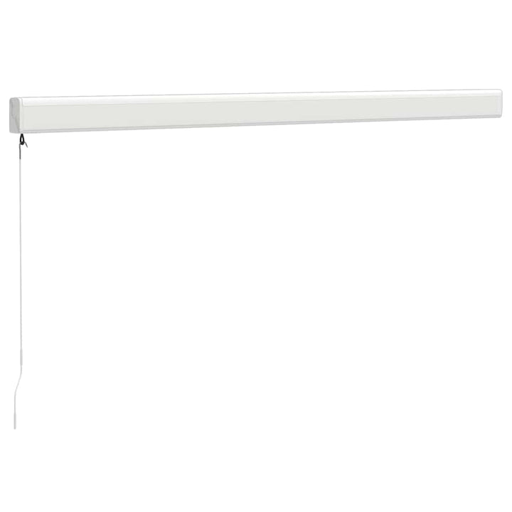 Copertină Retractabilă Portocaliu/Maro 3,5X2,5M Textil/Aluminiu
