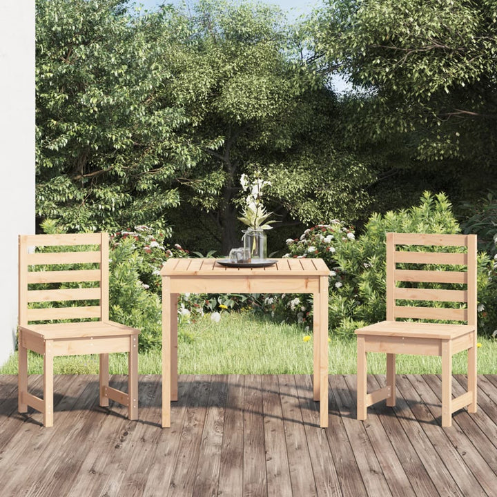 Set Bistro De Grădină, 3 Piese, Lemn Masiv Douglas