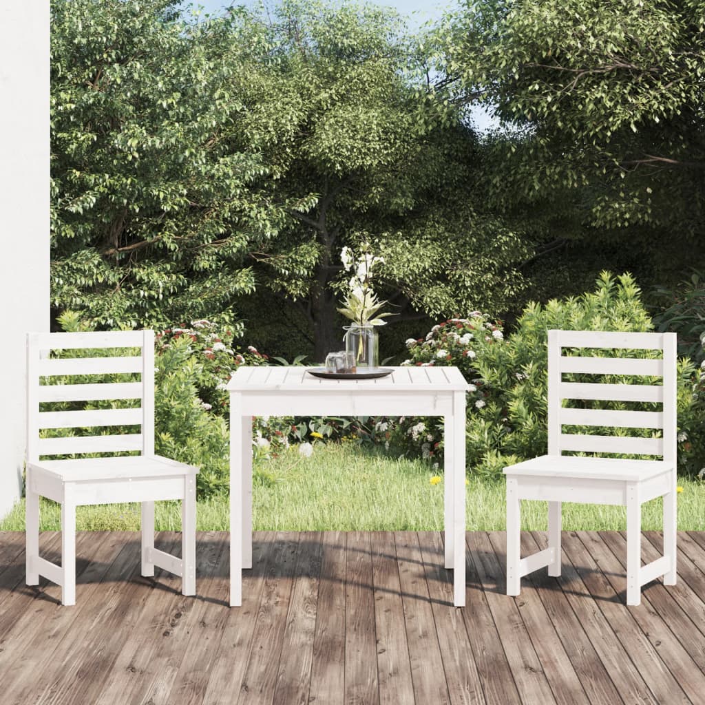 Set Bistro De Grădină, 3 Piese, Lemn Masiv Douglas