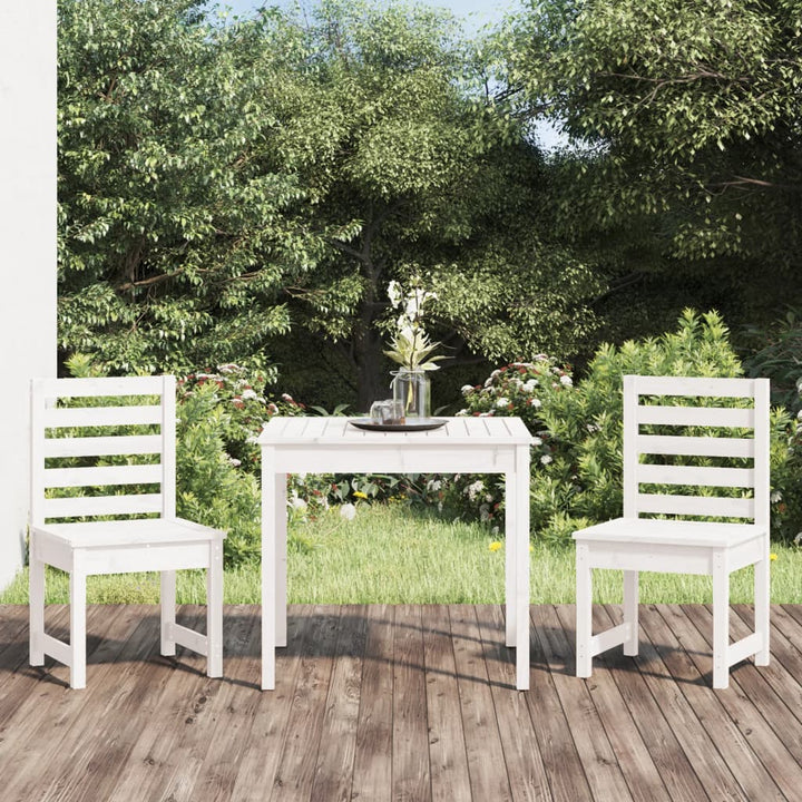 Set Bistro De Grădină, 3 Piese, Lemn Masiv Douglas
