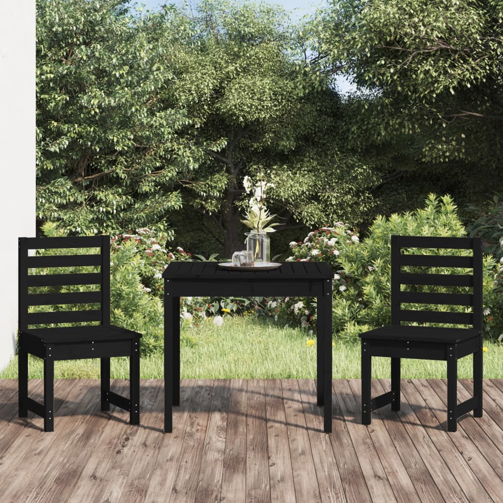 Set Bistro De Grădină, 3 Piese, Lemn Masiv Douglas