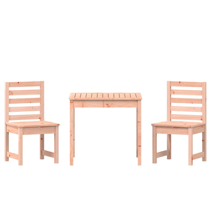 Set Bistro De Grădină, 3 Piese, Lemn Masiv Douglas