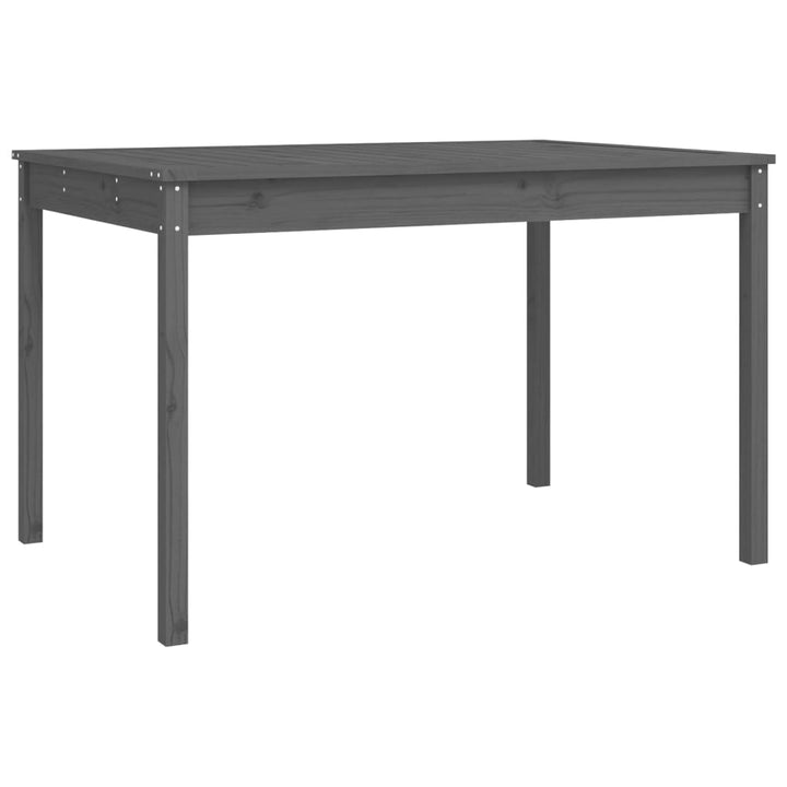 Set De Dining Pentru Grădină, 4 Piese, Gri, Lemn Masiv De Pin