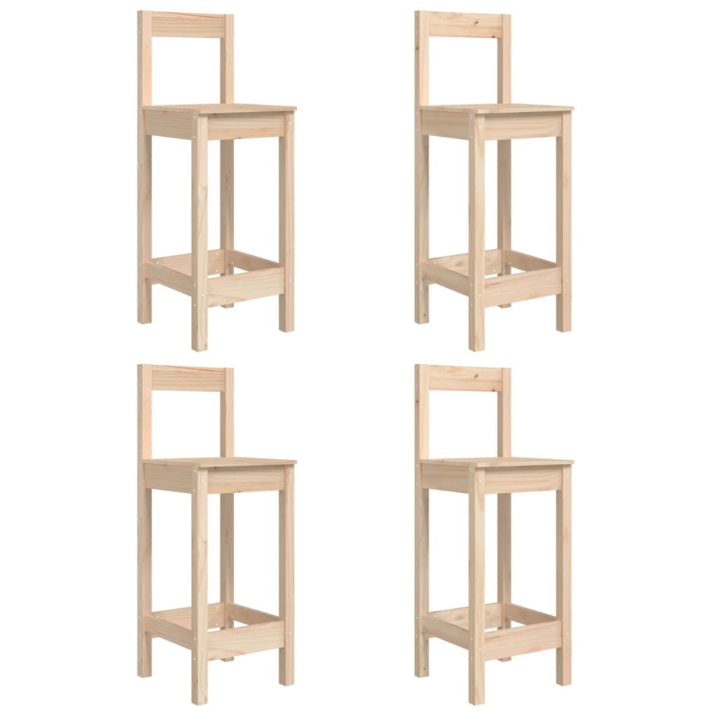 Set Mobilier De Bar Pentru Grădină, 5 Piese, Lemn Masiv De Pin