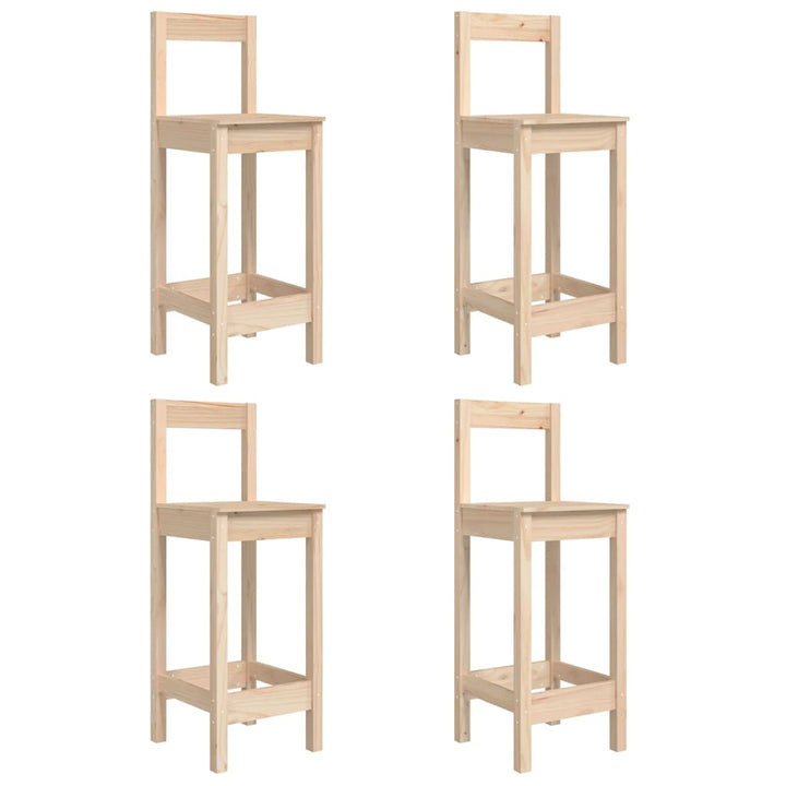 Set Mobilier De Bar Pentru Grădină, 5 Piese, Lemn Masiv De Pin