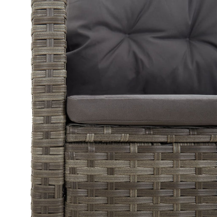 Set Mobilier De Grădină Cu Perne, 2 Piese, , Poliratan