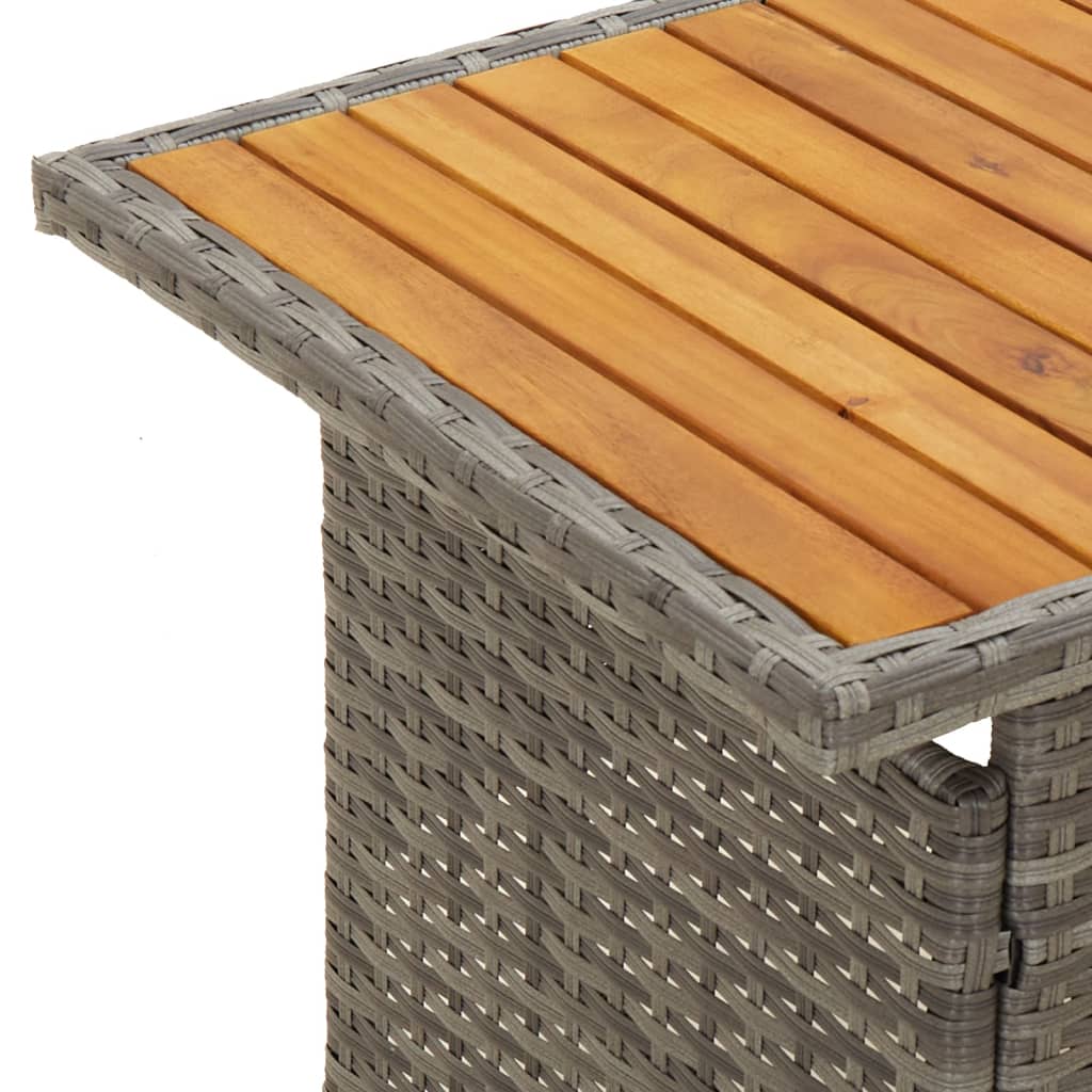 Set Mobilier De Grădină Cu Perne, 3 Piese, , Poliratan