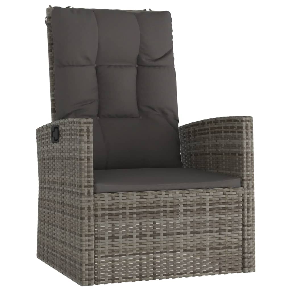 Set Mobilier De Grădină Cu Perne, 3 Piese, , Poliratan