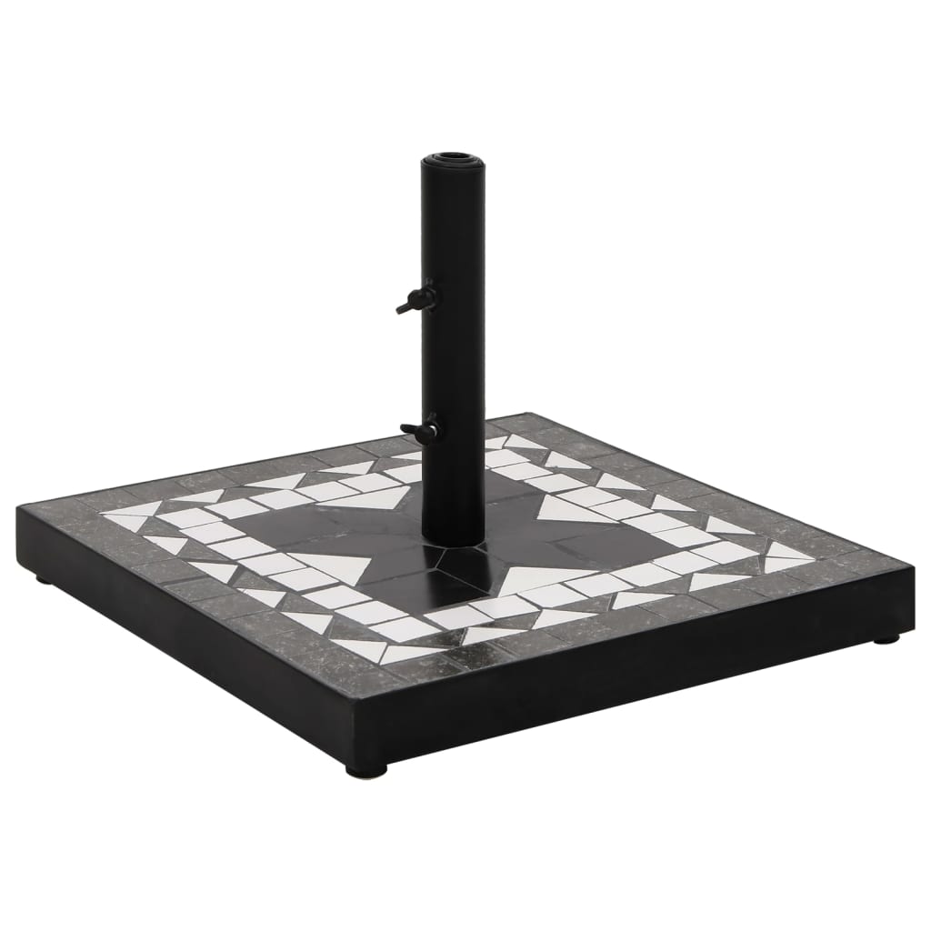 Suport Umbrelă De Soare, Negru Și Alb, , 12 Kg