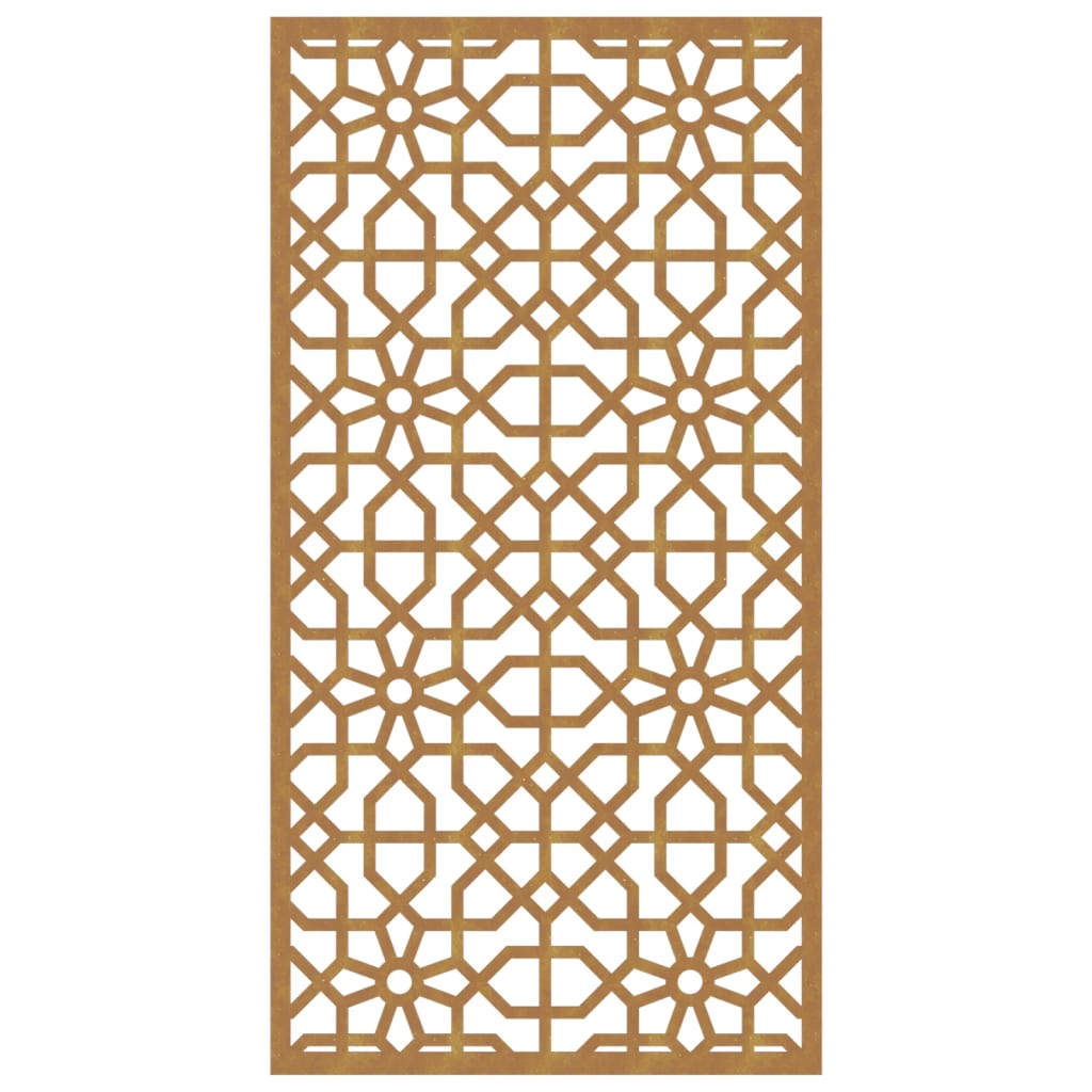 Decor Perete De Grădină 105X55 Cm Design Maur Oțel Corten
