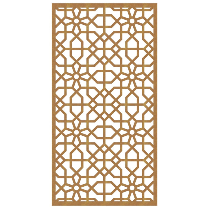 Decor Perete De Grădină 105X55 Cm Design Maur Oțel Corten