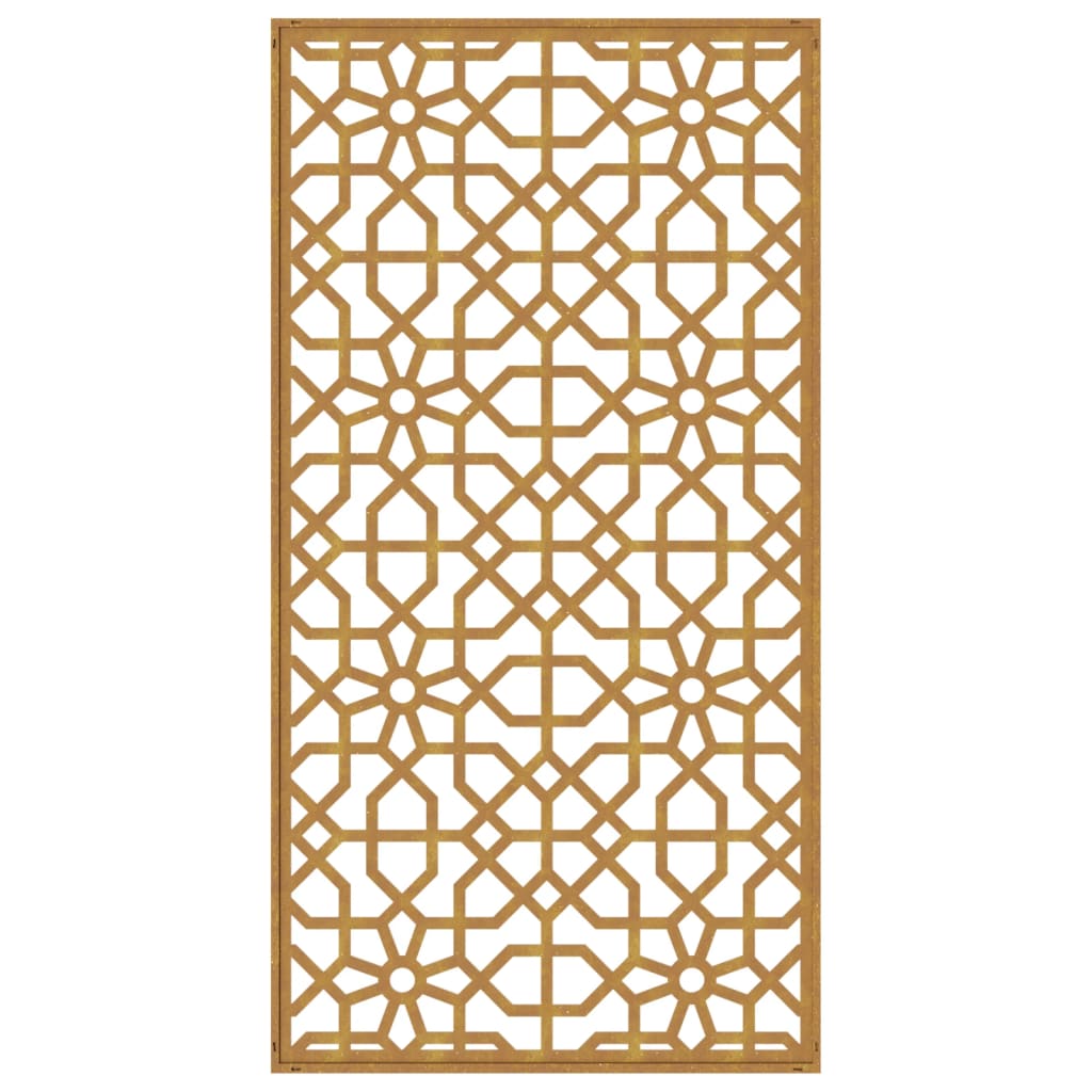 Decor Perete De Grădină 105X55 Cm Design Maur Oțel Corten