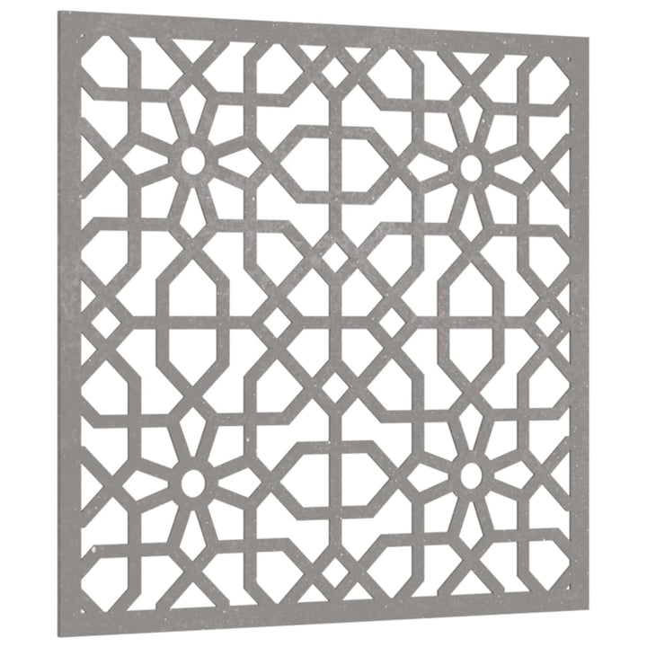 Decor Perete De Grădină 55X55 Cm, Design Maur, Oțel Corten