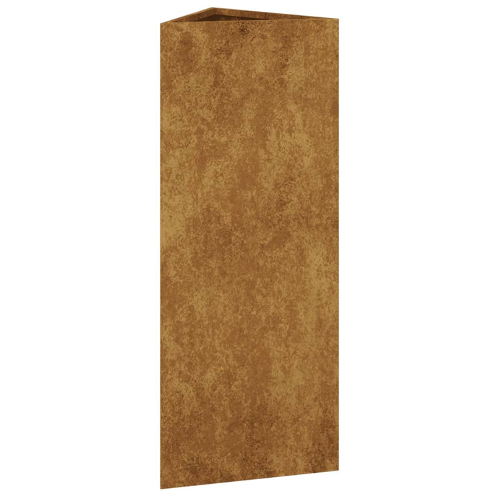 Jardinieră De Grădină, 30X26X75 Cm, Oțel Corten