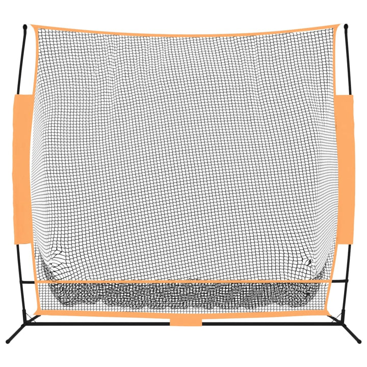 Plasă Antrenament Golf Negru/Portocaliu 215X107X216Cm Poliester