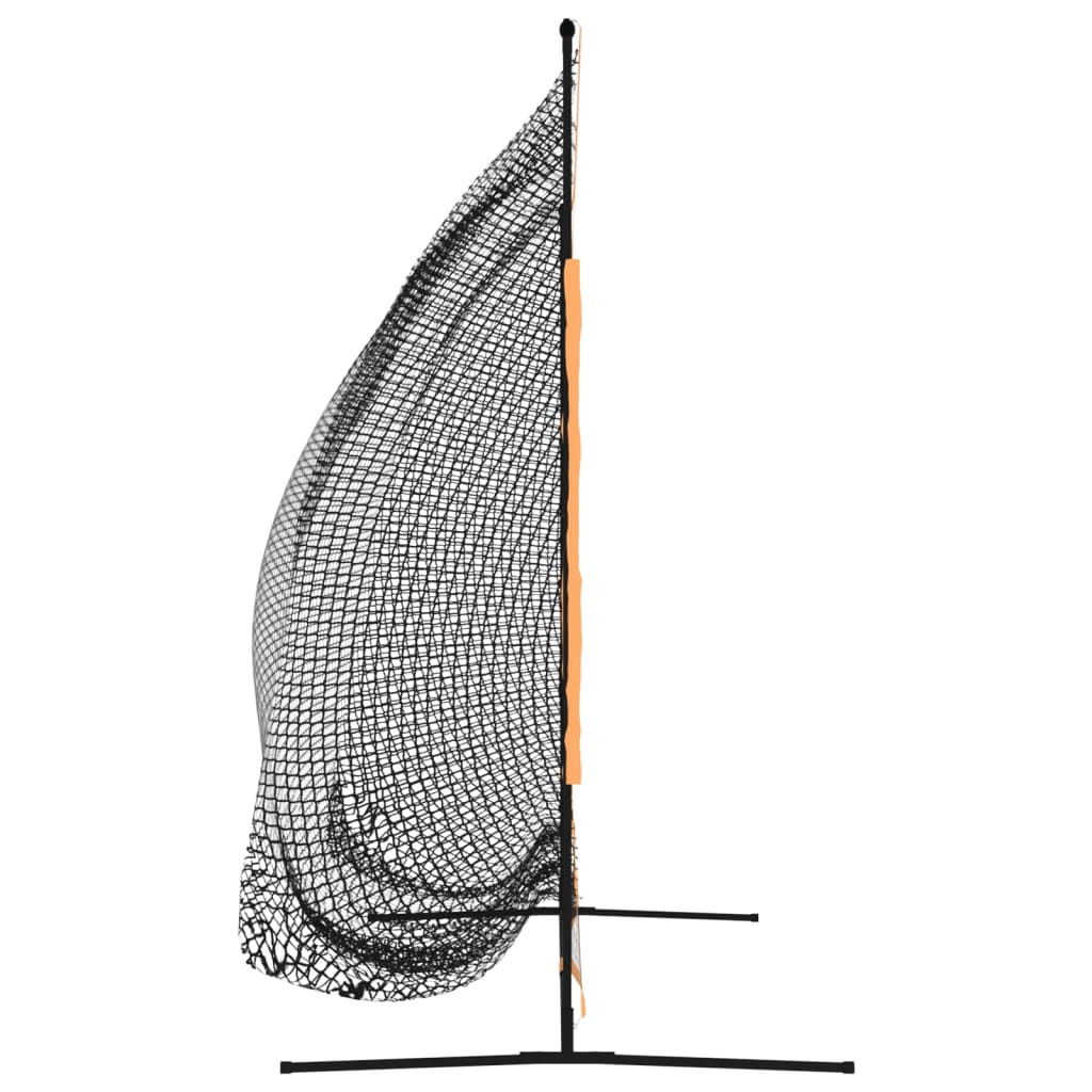 Plasă Antrenament Golf Negru/Portocaliu 215X107X216Cm Poliester