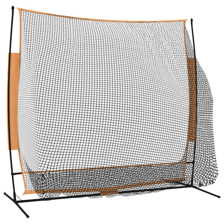 Plasă Antrenament Golf Negru/Portocaliu 215X107X216Cm Poliester
