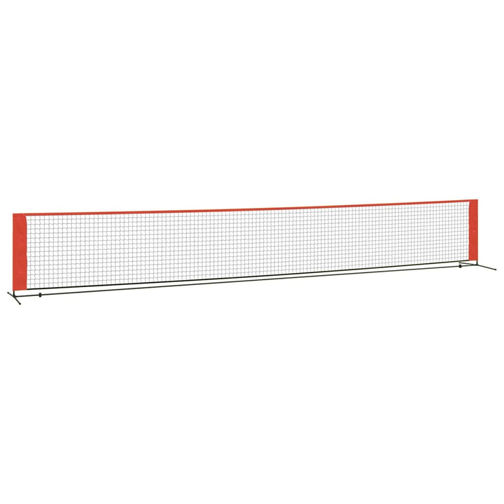 Plasă De Tenis, Negru Și Roșu, , Poliester