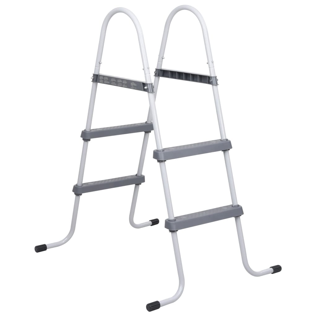 Scară De Piscină, Gri, 84 Cm, Oțel