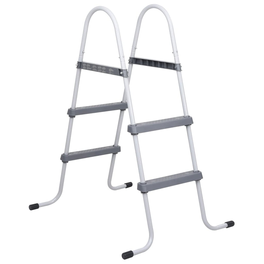 Scară De Piscină, Gri, 84 Cm, Oțel
