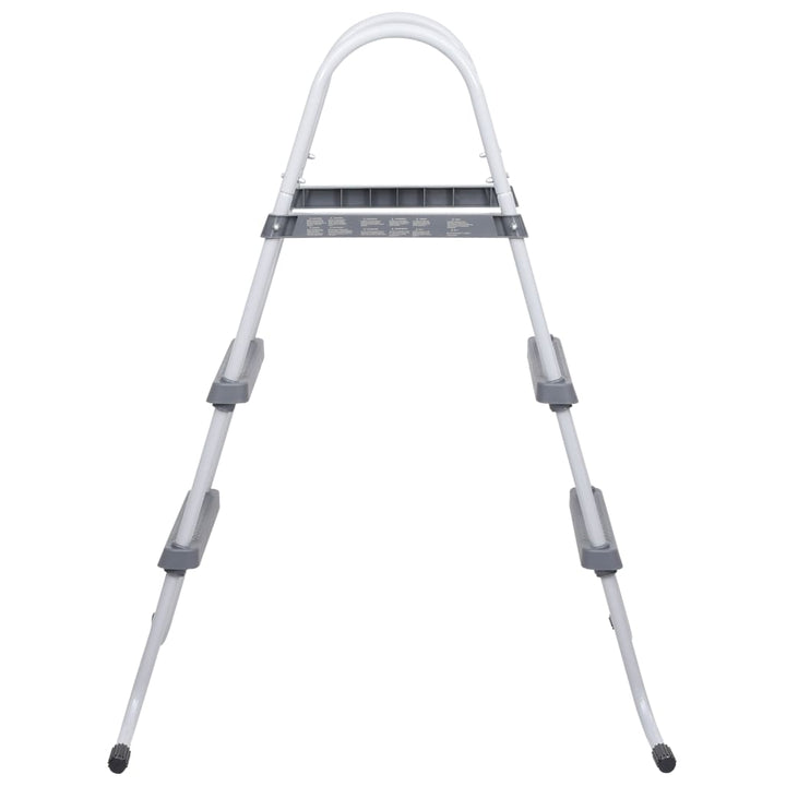 Scară De Piscină, Gri, 84 Cm, Oțel