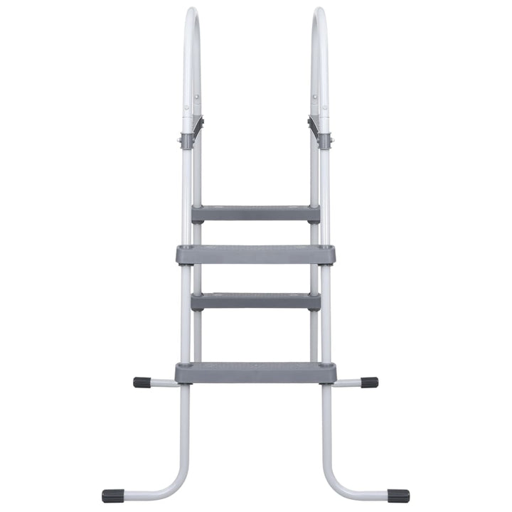 Scară De Piscină, Gri, 84 Cm, Oțel