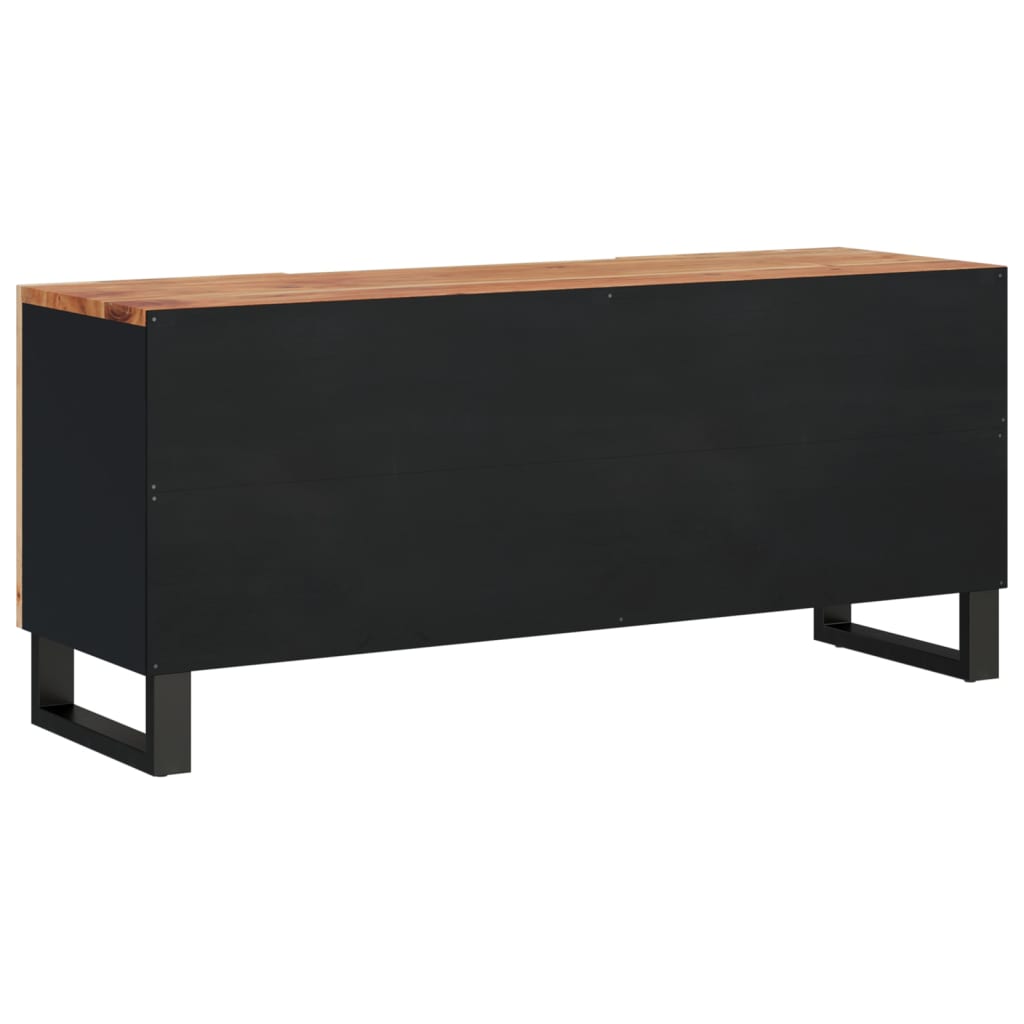 Dulap Tv, 105X33,5X46 Cm, Lemn Masiv De Acacia&Lemn Prelucrat