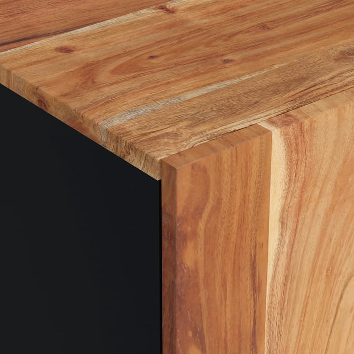 Dulap Tv, 105X33,5X46 Cm, Lemn Masiv De Acacia&Lemn Prelucrat