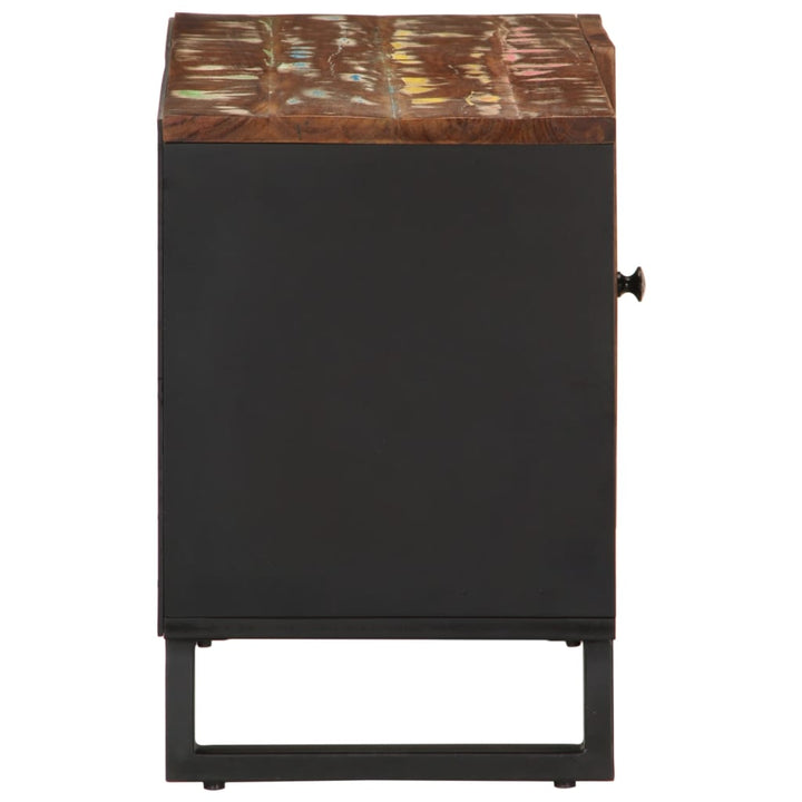 Dulap Tv, 80X33X46 Cm, Lemn Masiv Reciclat&Lemn Prelucrat