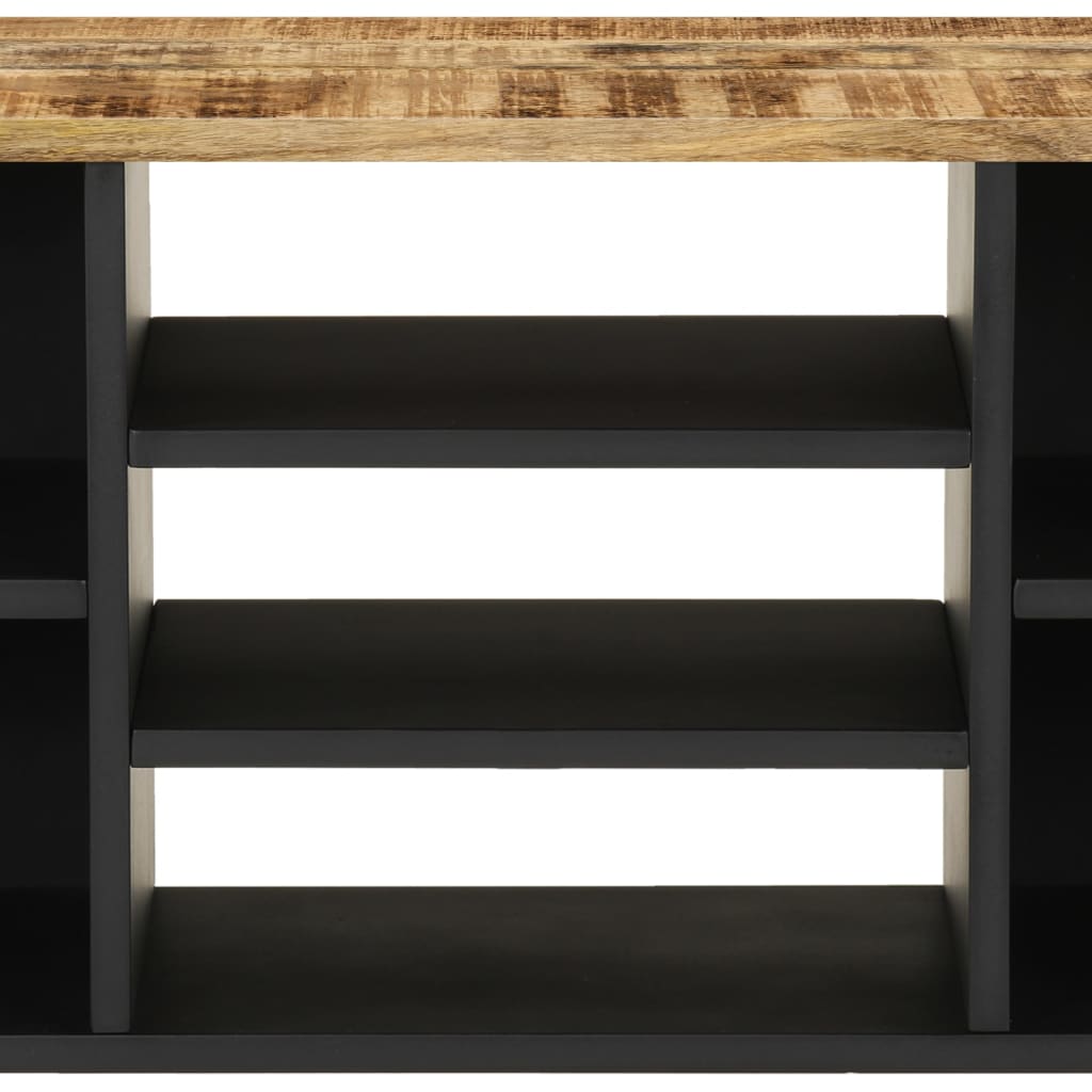 Dulap Tv, 100X33X46 Cm, Lemn Masiv De Mango Și Lemn Prelucrat