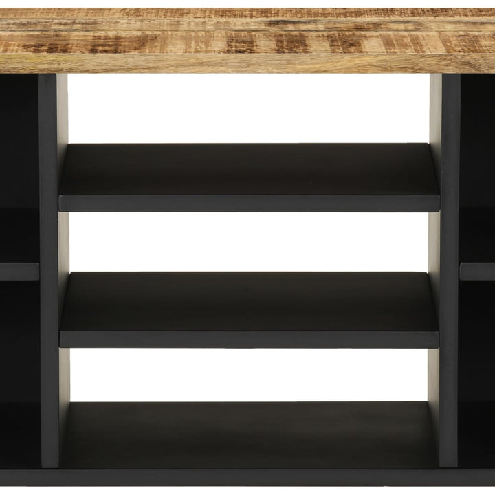 Dulap Tv, 100X33X46 Cm, Lemn Masiv De Mango Și Lemn Prelucrat