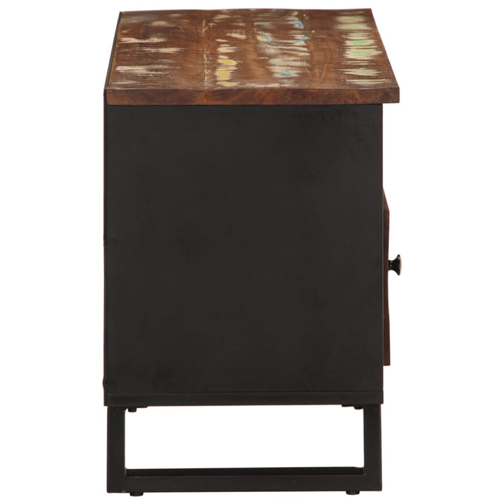 Dulap Tv, 100X33X46 Cm, Lemn Masiv Reciclat&Lemn Prelucrat